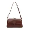 Meilaidfeng 2025 Nueva Bolso Baguette para Mujer, Bolso de Mano Texturizado Retro Versátil de Moda, Bolso Pequeño Cuadrado de Axila