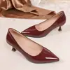 Estilo de Cita Romántica Corazón Palpitante Dulce Gentil Encantadora Chica Zapatos de Salón 2026 Zapatos de Mujer Estilo Caliente Exquisito Moderno Moda