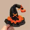 Halloween Niñas Murciélago Calabaza Regalo Sombrero Pinza para el Cabello Actuación Infantil Fotografía Pasador para el Cabello Niña Pequeña Disfraz de Festival Accesorios para el Cabello