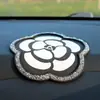 Agita la red de sonido Joyería para coche de网红 Coche diamante pluma almohadilla almohadilla de silicona para coche Perla flor de té almohadilla fabricantes una generación de pelo