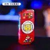 Nuevo Giroscopio de Punta de Dedo Encendedor Inflable Giroscopio Giratorio Creativo Encendedor de Cigarrillos a Prueba de Viento Logo Imprimible Venta al por Mayor