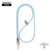 Cordón elegante de 6 mm con hebilla doble para teléfono móvil, para muñeca, corto, funda para teléfono móvil, cordón tejido, cordón para cámara/llaves, antipérdida