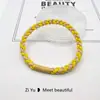 Colorido doce cabelo coreano simples trança trança anel de cabelo elástico de borracha feminino mola de alta elasticidade cor mola corda de cabelo atacado