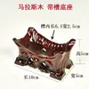 Suporte de base de pedra suporte de mesa suporte de madeira maciça suporte de base pedra Monte Tai pedra bola de cristal ranhura vaso de flores bonsai