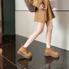 Hebilla de Cinturón Vintage Botas Martin con Aumento de Altura Versátiles Plataforma Suela Gruesa Botines Birkenstock para Mujer Nuevo Estilo Otoño e Invierno 2026