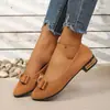 Comércio exterior plus size 2026 primavera e outono novo estilo mocassins femininos slip-on com laços de strass, bico fino raso, sapatos femininos de camurça