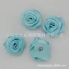 Rosa de Cinta de Poliéster de unos 2 cm Brotes Flores para Joyería Flores Hechas a Mano Accesorios para Ropa Accesorios para Juguetes
