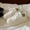 Zapatillas de plataforma de estilo coreano de moda con lazo para mujer, nueva colección otoño 2026, ligeras, de suela blanda, versátiles y elegantes zapatillas deportivas