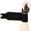 Bandagem esporte protetor de pulso entorse de palma cinto de suporte fitness vôlei basquete equipamento de proteção treino de força levantamento de peso cinza