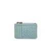 Tendencia Transfronteriza Monedero de Cremallera Color Sólido Tejido a Mano Elegante Moda Exquisito Mini Porta Tarjetas Bolsa para Llaves