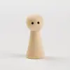 Registro Pintura Colorida Ojos Hombre Pequeño de Madera Niños Juguetes Pintados Psicología Objetos Pequeños Hombre de Madera Marioneta de Madera
