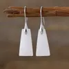 Pendientes colgantes geométricos bohemios transfronterizos, joyería popular de piedra natural al por mayor en Europa y América.