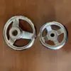 Rueda de Mano Redonda de Hierro Fundido Agujero Roscado 3/4/5/6 Pulgadas M8/M10/M12/M14/M16/M18 Manivela Manual Máquina Herramienta