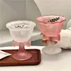Vaso Alto de Vidrio con Lazo de Alto Valor Estético, Copa de Vino para una Bebida Ligera, Copa de Cóctel de Champaña Licores, Vaso Creativo para Café