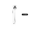 Colher de Bar de Aço Inoxidável 304 com Cabo Longo Colher de Bar de Duas Cabeças Colher Criativa Espiral para Mexer Colher de Bartending KTV Vara para Mexer