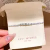 Pulseira com pingente redondo de zircônia transfronteiriça europeia e americana, design exclusivo, requintada, luxo leve, de alta qualidade, joia simples