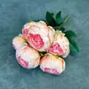 Simulación ramo de peonías de 7 cabezas diseño de escena de boda decoración del hogar transfronterizo hecho a mano flor de seda flor artificial adornos al por mayor