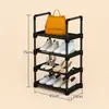 Este zapatero desmontable de varios niveles es perfecto para habitaciones de estudiantes y hogares.. Ofrece almacenamiento flexible para zapatos y botas, es fácil de montar, resistente, duradero y ahorra espacio.