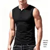 Chaleco de Fitness de Verano para Hombre, Malla Juvenil Henley de Secado Rápido, Chaleco para Correr y Entrenamiento sin Mangas para Hombre, Personalizado
