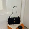 Bolsa de Axila em Couro com Cera para Uso Diário para Mulheres, Nova Coleção Primavera 2026 Bolsa de Ombro Transversal Vintage Francês de Luxo Discreto