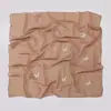 Transmisión en vivo transfronteriza dropshipping nuevo estilo mariposa taladro caliente pegado a mano mariposa tridimensional bufanda cuadrada bufanda de seda étnica pañuelo para la cabeza de Asia Central