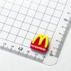 Comida de simulação e batatas fritas de brincar marca McDonald's acessórios de resina cola de creme DIY capa de celular grampo de cabelo cordão de cabeça adesivos para copo d'água