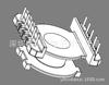 Esqueleto ER30/EC30 YC-ER-3001 5+5 pinos esqueleto, BOBINA, esqueleto de transformador