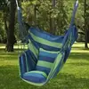 Silla hamaca, columpio de exterior, silla de alta resistencia, adecuada para uso en interiores y exteriores, habitaciones de dormitorio, estudiantes universitarios, adultos y niños, hamaca de lona para picnics