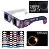 Gafas de Observación de Eclipses Solares 2027 Gafas de Eclipse Solar Total a Base de Papel Gafas de Observación de Eclipses Solares con Certificación Iso