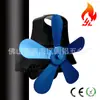 Venta caliente de comercio electrónico transfronterizo con ventilador de chimenea magnético de pared de alta temperatura, tubo de succión de humo magnético, ventilador térmico