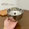 Tazón de Arroz, Tazón de Sopa, Tazón de Yogur de Acero Inoxidable 316, Uso Doméstico para Adultos, Tazón Personal de Doble Capa con Base Alta Antiescaldado para Niños