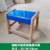 Mesa e Cadeira para Educação Infantil Mesa para Crianças de Jardim de Infância Mesa de Madeira Maciça Mesa para Aula de Treinamento de Artes Mesa e Cadeira para Alunos do Ensino Fundamental Mesa para Aula de Reforço