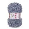 Bola de lana de 100 g con bucle de terciopelo para tejer a mano, ideal para hacer gorros, bufandas y muñecas.