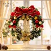 Nova Guirlanda Decorativa de Natal Cabide de Porta Presente Parede Hotel Sala de Estar Decoração de Cena Enfeites de Natal Varejo