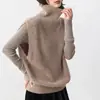 Colete de Tricô Feminino Gola Alta Transfronteiriço Outono/Inverno 2026, Suéter sem Mangas Estilo Old Money, Colete Espesso de Cor Sólida para Camadas