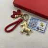 Oro Puro 999 Hazte Rico Inmediatamente Llavero Caja de Regalo Bolsa Colgante Cadena para Teléfono Móvil Tienda en Vivo Douyin Mayoreo