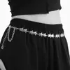 Cadena de Pantalones Estrella de Nicho de Moda Europea y Americana, Cadena de Cintura Estrella Versátil Estilo Coreano, Cadena Decorativa para Vestido al por Mayor
