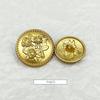 Botão Decorativo Dourado Deserto Retrô Coroa Duplo Leão Estilo Britânico Para Casaco Terno Suéter Camisa Tricô Venda por Atacado