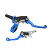 Accesorios de modificación para motocicleta Bosuer motocicleta todoterreno CNC 360 grados anticaída manija de embrague de ahorro de mano y palanca de freno