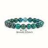 Pulseira Original de Design Ins para Exportação, Pulseira Verde de Cristal, Pulseira de Pedra Natural Ágata Aquática para Mulheres