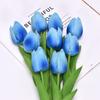 Tul flor artificial regalo del día de la madre regalo acompañante material decoración flor falsa flor artificial tulipán individual venta al por mayor