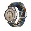 Correa Tejida de Nylon Arcoíris Elástica Adecuada para Huawei Watch Gt7, Samsung 6, Garmin Gt6, Correa de Reloj con Hebilla Magnética de Bucle
