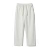 Marca de Moda Masculina Muqiu Esportes Americanos Calça de Moletom Solta de Perna Reta Calça Casual Masculina para Casal com Caimento Listrada de Perna Larga