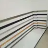 Rodapé de Escada Minimalista Metal Liga de Alumínio Aço Inoxidável Tira de Acabamento de Canto de Parede Ultra-Estreita 86cm Adesivo de Piso Invisível Canto Interno