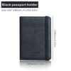 Cepillo antirrobo visa rfid tarjetero pasaporte juego protector de viaje antimagnético tarjetero para pasaporte bolsa para pasaporte pase de abordar etiqueta para equipaje