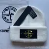 Gorro de Punto de Pelo de Conejo Invierno Moda Europea y Americana Versátil Gorro de Lana Terciopelo Engrosado Cálido Gorro para el Frío Botón Letra Gorro de Punto