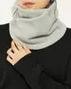 Bufanda protectora para el cuello de polar de doble cara para padres e hijos, bufanda cálida, chal pequeño, otoño e invierno