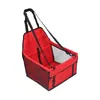 Assento de Carro para Pet Assento Elevatório para Cachorro Transportadora de Viagem para Pet Cesta de Carro para Cachorro Assento de Carro para Pet à Prova d'Água Cinta de Segurança Ajustável Respirável