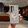 Funda de teléfono magnética colorida con refrigeración, adecuada para Samsung S26Ultra, funda protectora anticaídas de alta gama para S25Ultra