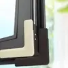 Esquina Anti-colisión de Ventana de Puente Roto Pegado Libre Protector de Esquina de Ventana Anti-colisión Ángulo Recto Vidrio Templado Esquina Protectora